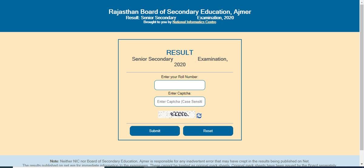 RBSE 12th Result 2021 Declared: जारी हुआ राजस्थान बोर्ड 12वीं का रिजल्ट, यहां करें चेक