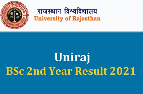 Rajasthan-University-Bsc-2rd-year-Result-2021, Uniraj-BSC-2an-Year-Result-2021