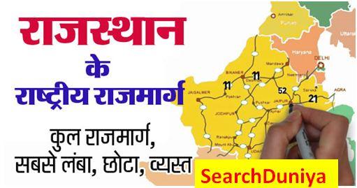 नेशनल हाईवे निर्माण में राजस्थान देश में तीसरे स्थान पर जाने सभी राज्यों की सूची