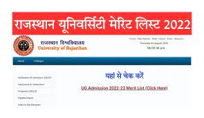 Rajasthan-University-Merit-2022, Uniraj-1st-2nd-3rd-कट-ऑफ-मेरिट-लिस्ट-जारी