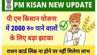 PM-Kisan-Yojana-Rashan-Card-Link, अब-राशन-कार्ड-के-बिना-नहीं-मिलेगा-इन-योजनाओं-का-लाभ