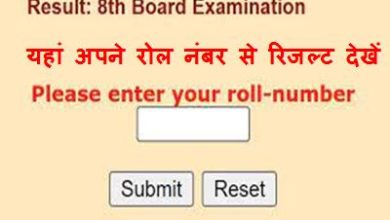 Rajasthan-Board-8th-Result-2023-Roll-Number-Wise, अपने-रोल-नंबर-से-आठवीं-रिजल्ट-डाउनलोड-करें